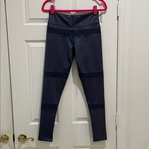 Peony & Me Gray-Blue Women's Moto Style Leggings